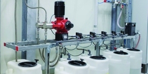 Cleaning agent dosing unit