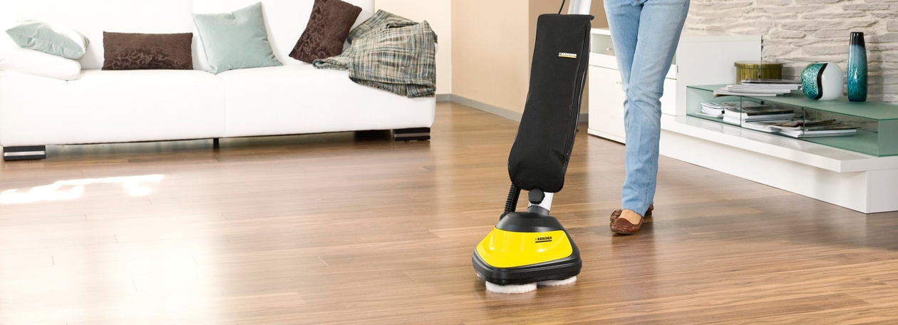 Kärcher Polishing floors to a high gloss shine